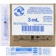 Jeringas de plástico 3 ml sin aguja. Caja con 100 piezas.