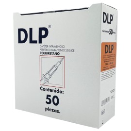 Catéter para venoclisis de Fluoropolímeros Radiopaco Longitud: 46-52 mm Calibre: 14 G Envase con 50 piezas DLP