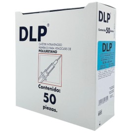 Catéter para venoclisis de Fluoropolímeros Radiopaco Longitud: 23-27 mm Calibre: 22 G Envase con 50 piezas DLP