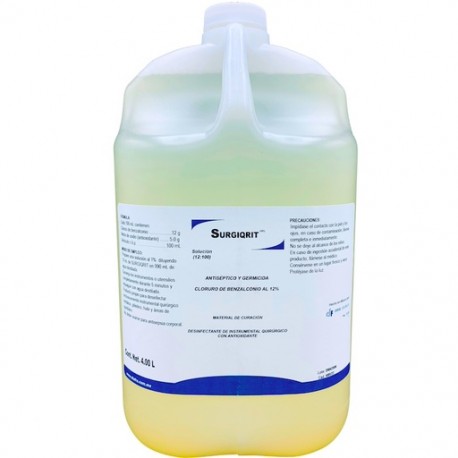 Cloruro de benzalconio al 12% 4 L