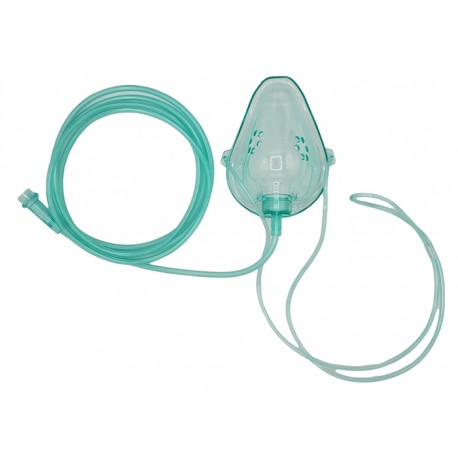 Mascarilla para suministro de oxigeno pediatrica. Pieza.