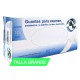 Guantes de látex no estériles para exámen médico. Tamaño Grande. Caja con 100 piezas.