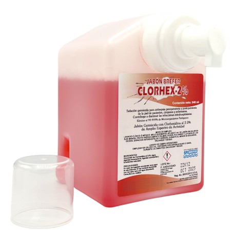 Gluconato de Clorhexidina 2% espuma antimicrobiana 946 ml.