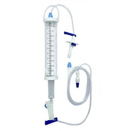Equipo para volúmenes medidos sistema Libre de aguja 100 ml. Equipo
