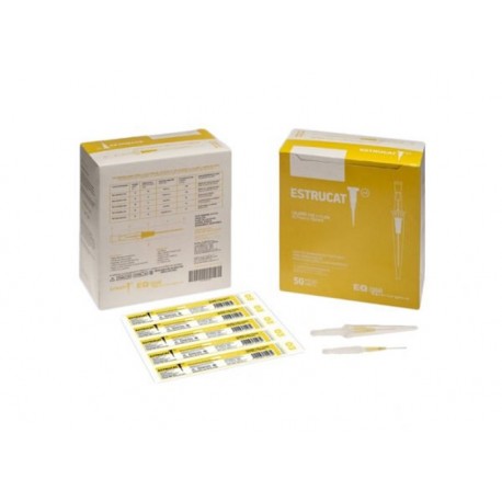 Catéter para venoclisis de Fluoropolímeros Radiopaco Longitud: 17-24 mm Calibre: 24 G Envase con 50 piezas ESTRUCAT